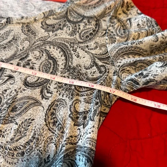 Paisley pattern Lucky Brand Top - Picture 4 of 8